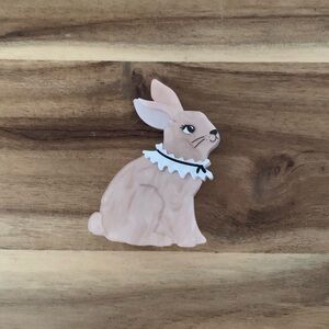 Erstwilder Dainty Bunny Brooch animal pin New with defects